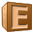 GIF animado (39310) Letra e cubo letra