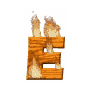 GIF animado (37679) Letra e madera ardiendo