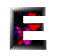 GIF animado (40600) Letra e mosaico colores