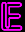 GIF animado (42297) Letra e neon rosa
