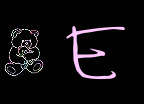 GIF animado (31224) Letra e oso