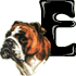 GIF animado (31720) Letra e raza perro