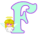 GIF animado (38999) Letra f angelito
