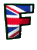 GIF animado (42520) Letra f bandera inglaterra