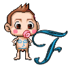 GIF animado (43042) Letra f bebe