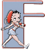 GIF animado (35875) Letra f betty boop
