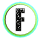 GIF animado (32618) Letra f boton verde