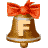 GIF animado (40890) Letra f campanas navidad