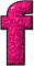 GIF animado (44810) Letra f fucsia
