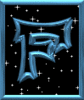 GIF animado (33687) Letra f glitter futurista