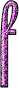 GIF animado (33151) Letra f glitter purpura