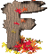 GIF animado (36971) Letra f hojas