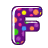 GIF animado (40472) Letra f lunares