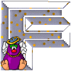 GIF animado (36118) Letra f muneco