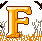GIF animado (38279) Letra f murcielago halloween
