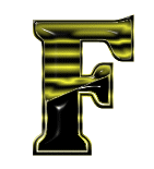 GIF animado (42094) Letra f negra amarilla