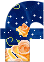 GIF animado (41449) Letra f noche navidad