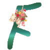 GIF animado (31199) Letra f osito romantico
