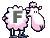 GIF animado (31442) Letra f oveja lana