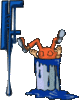 GIF animado (43733) Letra f pintor