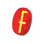 GIF animado (40016) Letra f recortada