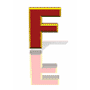 GIF animado (44413) Letra f roja reflejo