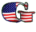 GIF animado (42485) Letra g bandera estados unidos