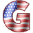 GIF animado (42413) Letra g bandera norteamericana