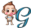 GIF animado (43043) Letra g bebe