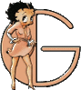GIF animado (35876) Letra g betty boop