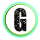 GIF animado (32619) Letra g boton verde
