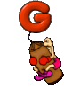 GIF animado (43145) Letra g boxeador