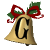 GIF animado (40865) Letra g campana navidad