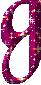 GIF animado (43875) Letra g color carmin