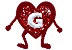 GIF animado (33287) Letra g corazon glitter