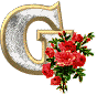 GIF animado (37174) Letra g diamantes rosas