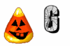 GIF animado (38154) Letra g dulces halloween