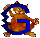 GIF animado (30048) Letra g gato