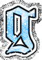 GIF animado (32853) Letra g glitter azul