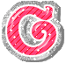 GIF animado (34491) Letra g glitter rosa