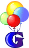 GIF animado (36588) Letra g globos