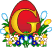 GIF animado (36662) Letra g huevo pascua