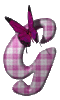 GIF animado (30395) Letra g mariposa d