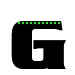GIF animado (42135) Letra g negra puntitos