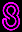 GIF animado (42299) Letra g neon rosa
