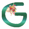 GIF animado (31200) Letra g osito romantico