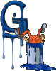 GIF animado (43734) Letra g pintor