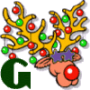 GIF animado (32169) Letra g reno