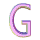 GIF animado (44917) Letra g rosa