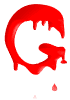 GIF animado (38375) Letra g sangre